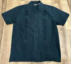 90s 古着 cubavera キューバシャツ 黒 レーヨン 刺繍 アメカジ 90s 古着 cubavera キューバシャツ 黒 レーヨン 刺繍 アメカジ - メルカリ