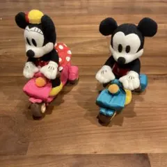 希少】ディズニー ミッキー ミニー 御影石 スタチュー フィギュア