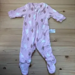 UNIQLO ベビー ロンパース 60cm ピンク