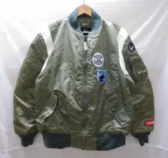 希少　STUSSY × FRAGMENT DESIGN スタジャン　ストライプ柄 希少 STUSSY × FRAGMENT DESIGN スタジャン ストライプ柄