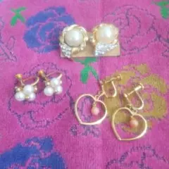 イヤリング３点セット【未使用品】