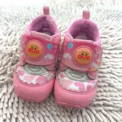 アンパンマン スニーカー 12.5cm ベビー キッズ ピンク　女の子 保育園
