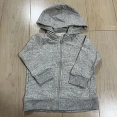 無印良品 フード付きパーカー グレー 90cm