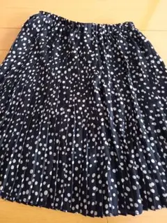 水玉模様プリーツスカート Mサイズ