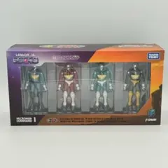 不具合チェック済み LEGACYSOUL ミクロマン コマンド1号4体セット