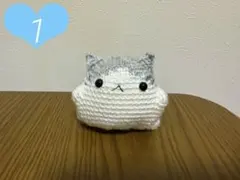 ぽちゃっと猫ちゃん(グレー)