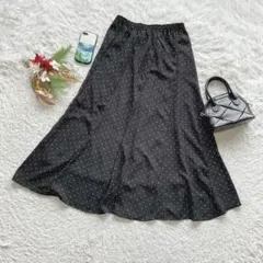 アースミュージック ロングスカート フレア 総ゴム F 大人可愛い カジュアル