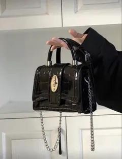 クロコダイル柄レディースバック