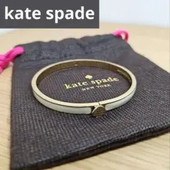 kate spade new york バングル ゴールド×ホワイト
