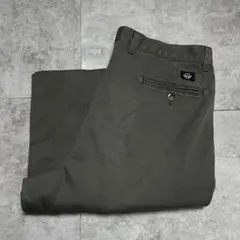 90s USA製 ドッカーズ 2タックチノパンツ カーキグレー 36×30