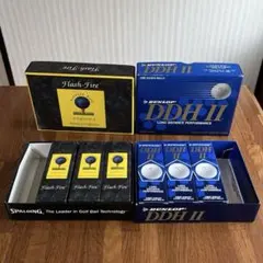 【未使用】ゴルフボール 18球セット ダンロップ DDH Ⅱ ＆ スポルディングのサムネイル