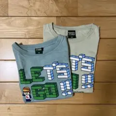 Laundry Tシャツ ブロックプリント　130.140 ２枚セットのサムネイル