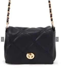 GRL キルティングスクエアチェーンショルダーバッグ