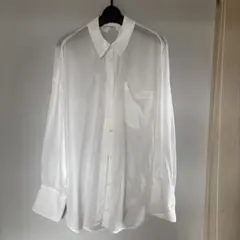 ROUGE VIF ホワイト 長袖シャツ 胸ポケット付き トップス