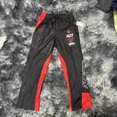 ASICS A7 プレーカーパンツ M ブラック/レッド