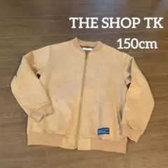 THE SHOP TK キッズ スエード調 ブルゾン 羽織り トップス