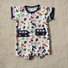 車柄ロンパース 60-70cm