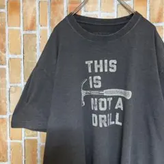 990古着ヴィンテージ半袖TシャツXLゆるだぼストリート海外アメカジBORO紺色