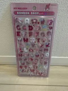 【正規品】新作 ボンボンドロップシール サンリオ文字 moji マイメロディ