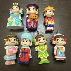 不二家 ペコちゃん ポコちゃんストラップ 7種