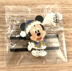 【新品未開封】クリスマス ミッキーマウス ピンバッジ