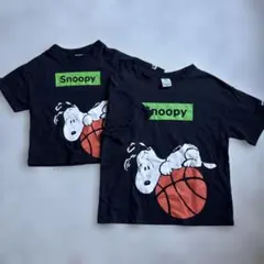 Snoopy バスケットボール Tシャツ 100 140 ベビードール　セットのサムネイル