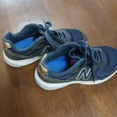 New Balance スニーカー ネイビー ゴールド