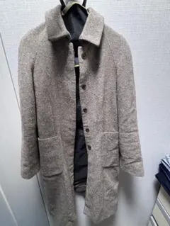 オールドGAP ベージュ ステンカラーコート　レディース規格ながら男性にも