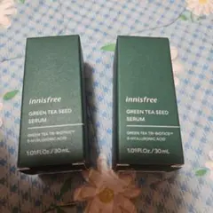 未開封2つinnisfree GREEN TEA SEED SERUM 30mL