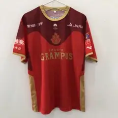 J252 ミズノ 名古屋グランパス 半袖ウェア 赤 メンズ F