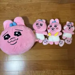 おぱんちゅうさぎ ぬいぐるみ マスコット 4点セット