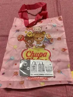 リラックマ×チュッパチャプス バラエティーコレクション　トートバッグ　ピンク