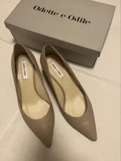 Odette e Odile ベージュパンプス24cm
