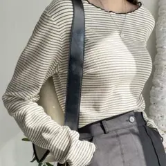 Dasy ボーダー　リブロンT