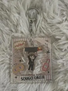 銀魂 沖田総悟 チャーム付きアクリルキーホルダー
