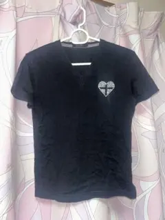 BURBERRY レディース Vネック Tシャツ 黒