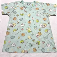 すみっコぐらし 半袖Tシャツ ライトブルー キッズ ガールズ 140