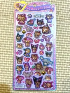 【正規品】サンリオ　うるちゅるポップシール　日焼け　クロミ　マイメロ　キティ