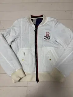 マークアンドロナ⭐︎40サイズ⭐︎レディースリバーシブル中綿ブルゾン白