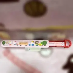 ハローキティ❤️2006年製 キティ＆ミミィ　スライド式箸セット 新品未使用　レア