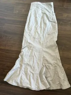 SNIDEL ベージュ フレアロングスカート Sサイズ