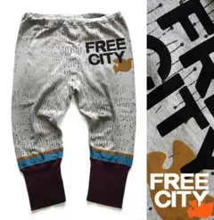 新品 フリーシティー FREE CITY USA製 ロゴスウェットパンツ XL
