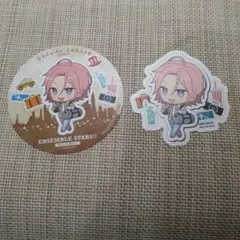 あんスタ　アニカフェ　特典　コースター　ステッカー　桜河こはく