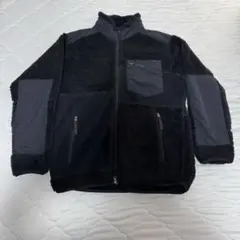 ユニクロ コンビネーションフリースジャケット L ブラック
