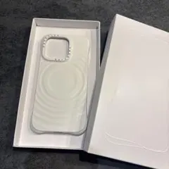 CASETiFY 웨이브 실리콘 케이스 iPhone16pro 케이스 화이트