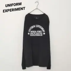 UNIFORM EXPERIMENT ユニフォームエクスペリメント ロンT 黒