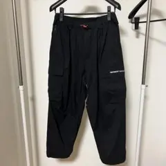 SEERSUCKER CARGO BALLOON PANTS BLACKのサムネイル