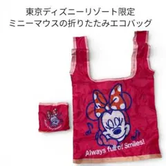 【東京ディズニーリゾート】ミニー エコバッグ 未使用 ガチャカプセル付き
