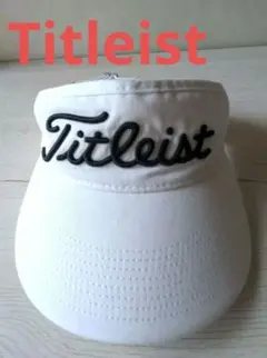 値下げしました!Titleist ホワイト バイザーのサムネイル