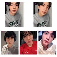 《JIN-14》BTS L版写真 ソクジン 5枚セット